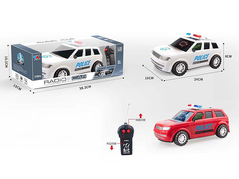1:16 R/C Police Car 2Ways W/L(2C) toys