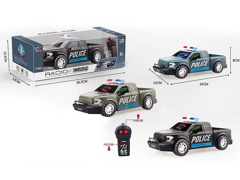 1:16 R/C Police Car 2Ways W/L(3C) toys