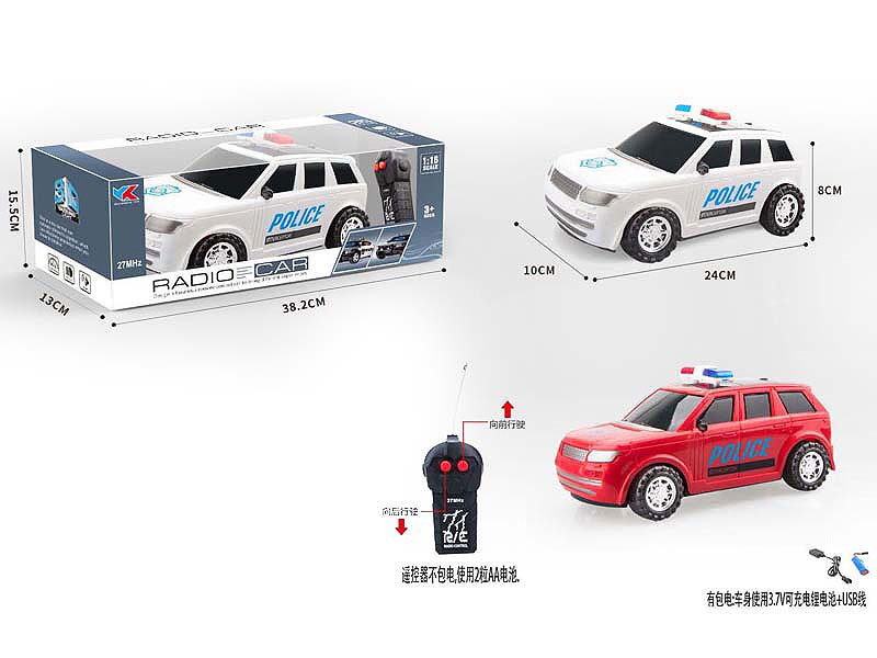1:16 R/C Police Car 2Ways W/Charge(2C) toys