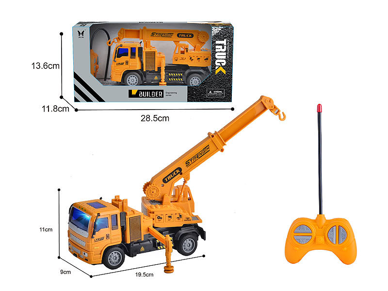 1:30 R/C Construction Truck 4Ways W/L toys