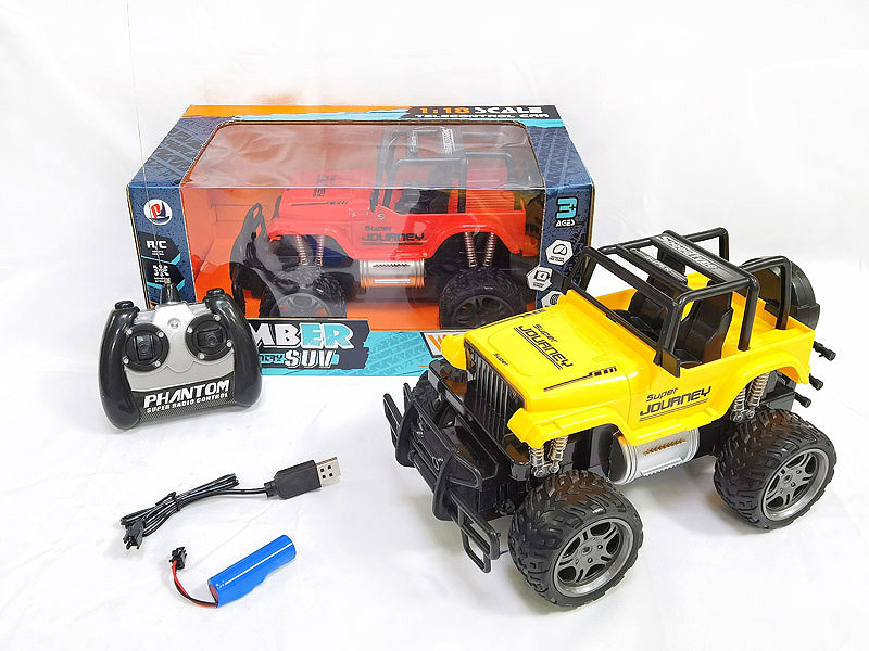 1:18 R/C Cross-country Jeep W/Charge(2C) toys