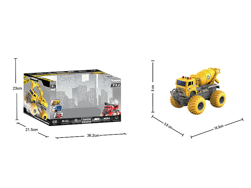 2.4G R/C Construction Truck W/L_S_Charge toys