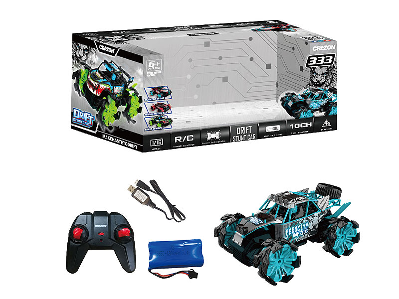 2.4G R/C 4Wd Cross-country Car W/Charge toys