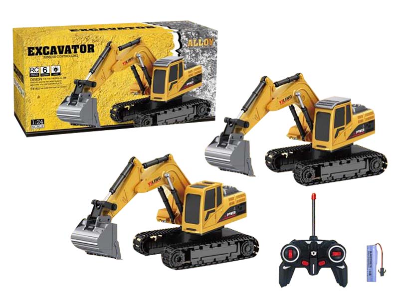 Die Cast Construction Truck 6Ways R/C W/Charge toys
