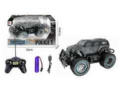 1:24 R/C Police Car 4Ways W/Charger