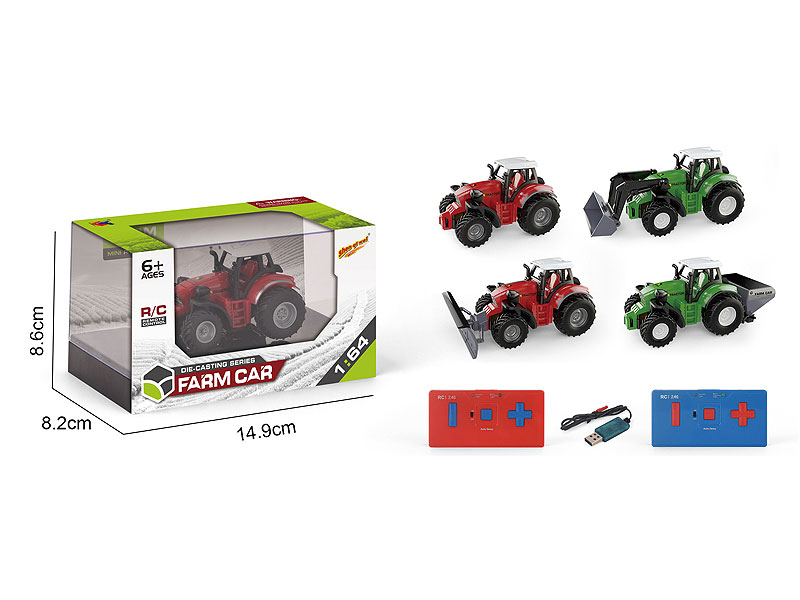 2.4G R/C Tractor (4款4色) toys