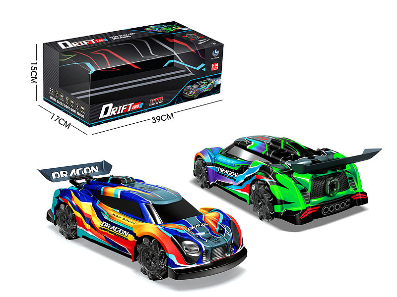 2.4G 1:14 R/C Racing Car 4Ways W/L_Charge(2C) toys