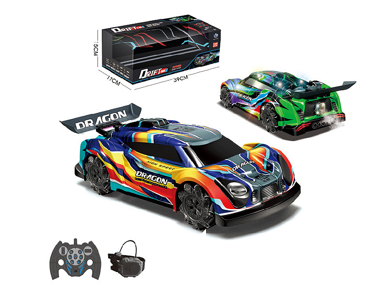 2.4G 1:14 R/C Racing Car 4Ways W/L_Charge(2C) toys