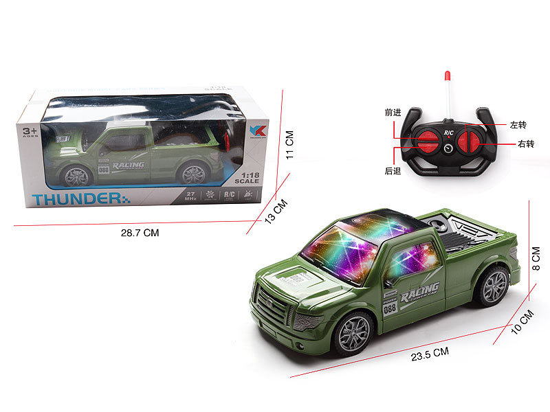 1:18 R/C Racing Car 4Way W/L toys