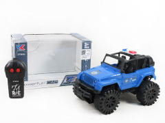 1:18 R/C Police Car W/L(3C)