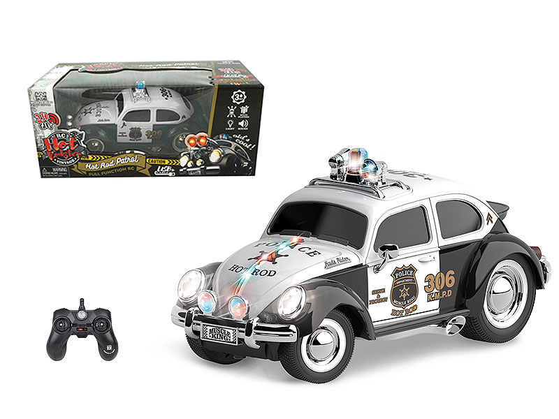 2.4G 1:16 R/C Police Car 6Ways W/L_M_Charger(2C) toys
