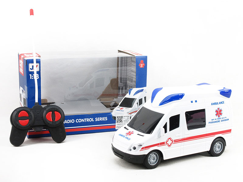 1:18 R/C Ambulance 4Ways W/L toys