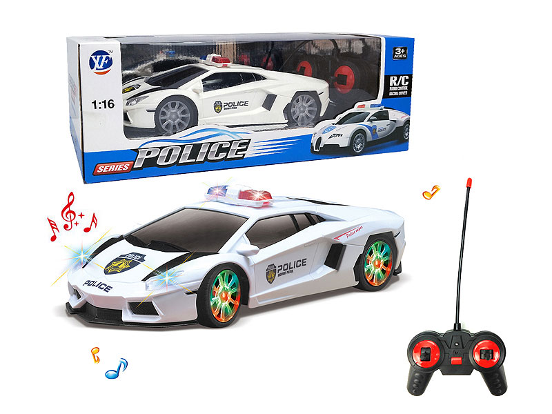 1;16 R/C Police Car 4Ways W/L_M toys