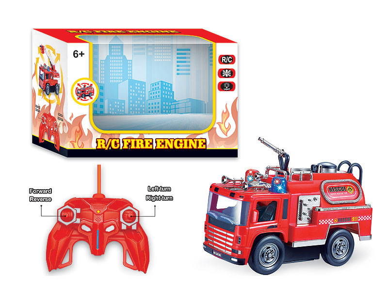 R/C Fire Engine 4Ways W/L_Charge toys