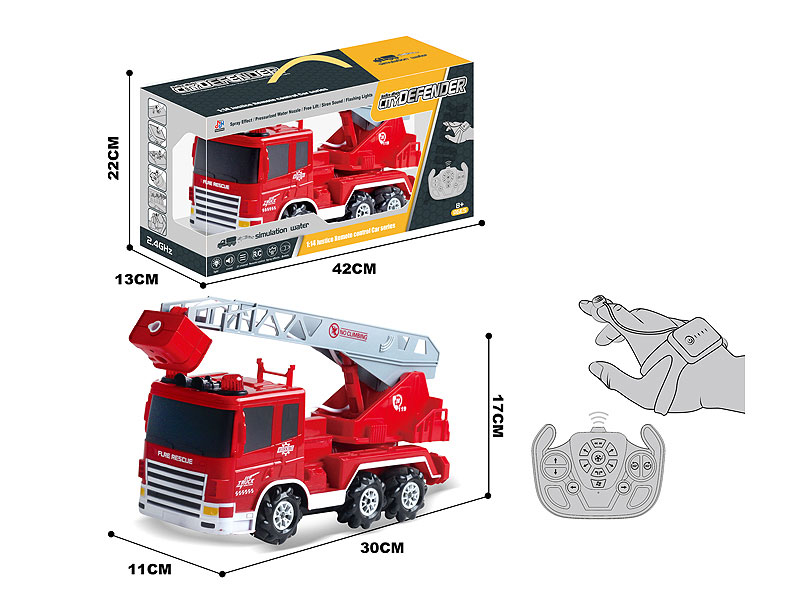 2.4G R/C Fire Engine 21Ways W/Charge toys
