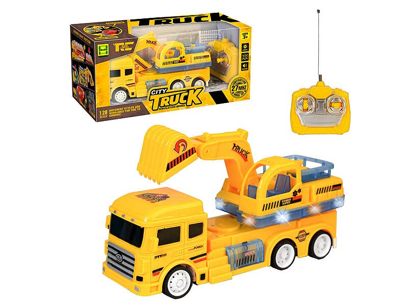 1:28 R/C Construction Truck 5Ways W/L_M toys