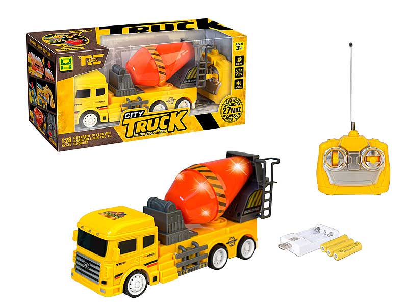 1:28 R/C Construction Truck 5Ways W/L_M_Charge toys