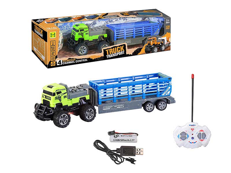 1:30 R/C Container Car 4Way W/L_Charge toys