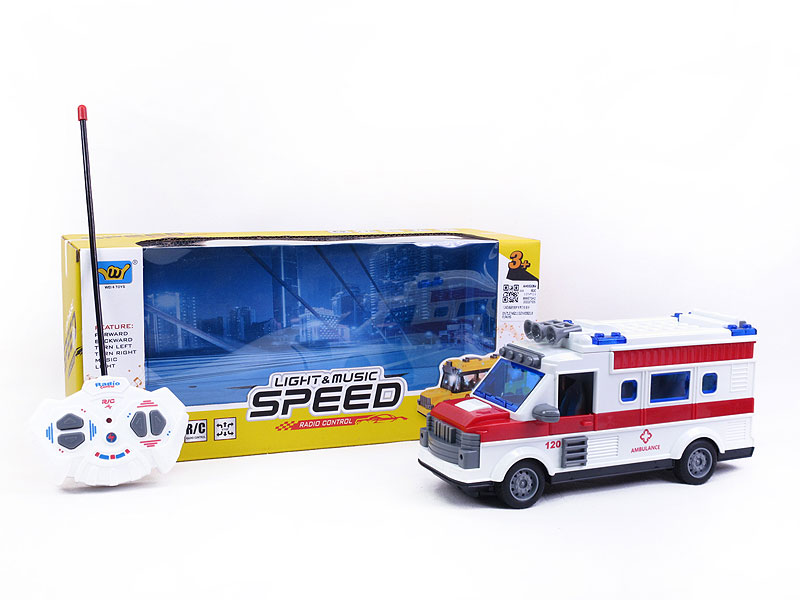 1:24 R/C Ambulance 4Ways W/L_M toys