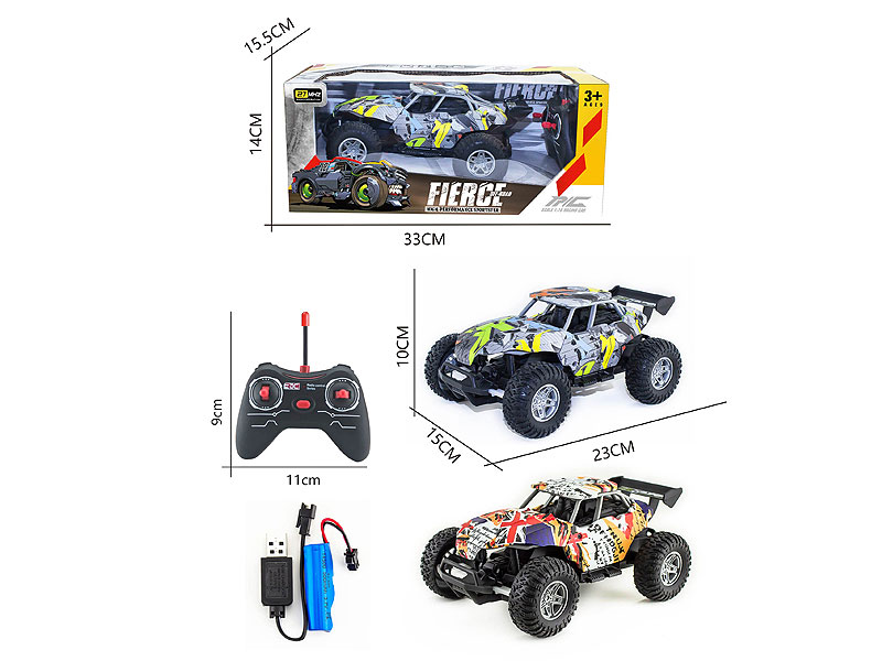 1:16 R/C Racing Car 4Ways W/Charge(2C) toys