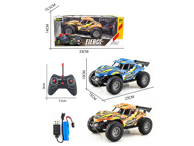 1:16 R/C Car 4Ways W/Charge(2C) toys