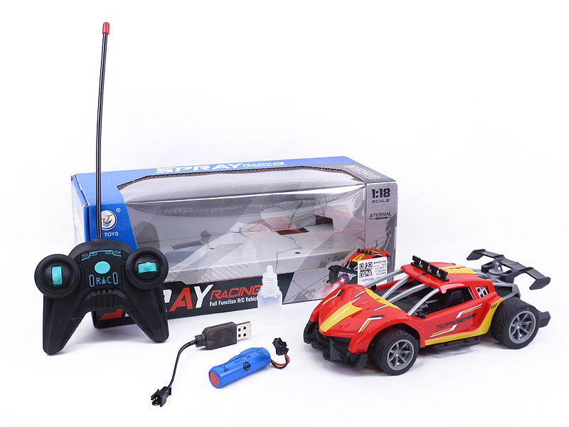 1:18 R/C Spray Sports Car 5Ways W/Charge(3C) toys