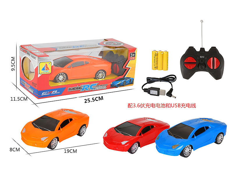 1:22 R/C Car 4Ways W/Charge(3C) toys