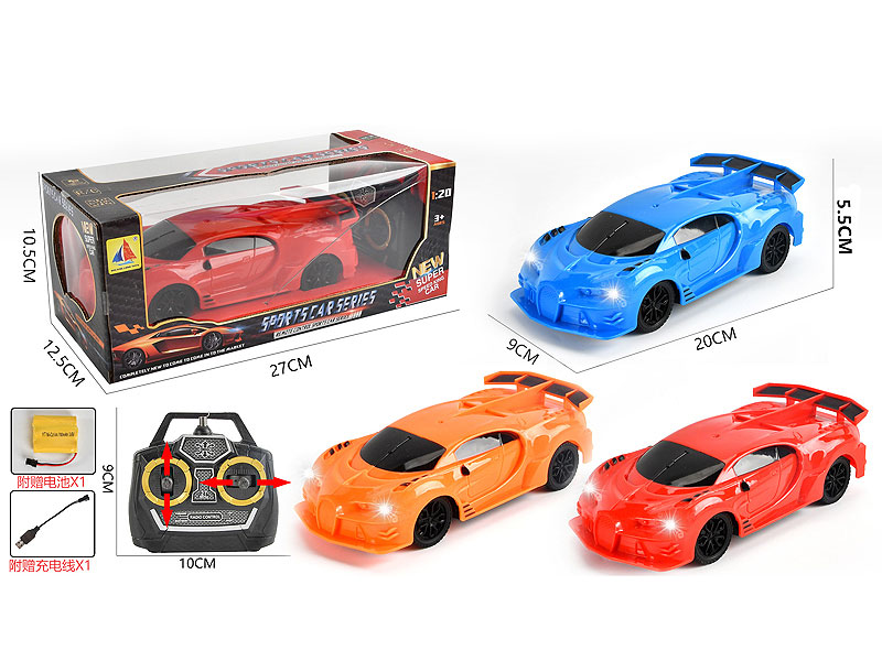 1:20 R/C Racing Car 4Way W/L_Charge(3C) toys