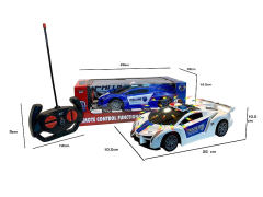 1:18 R/C Police Car 4Way W/L(2C)