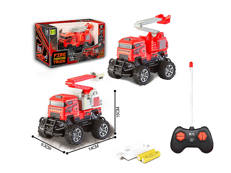 1:43 R/C Fire Engine 4Ways W/L_Charge(2C) toys