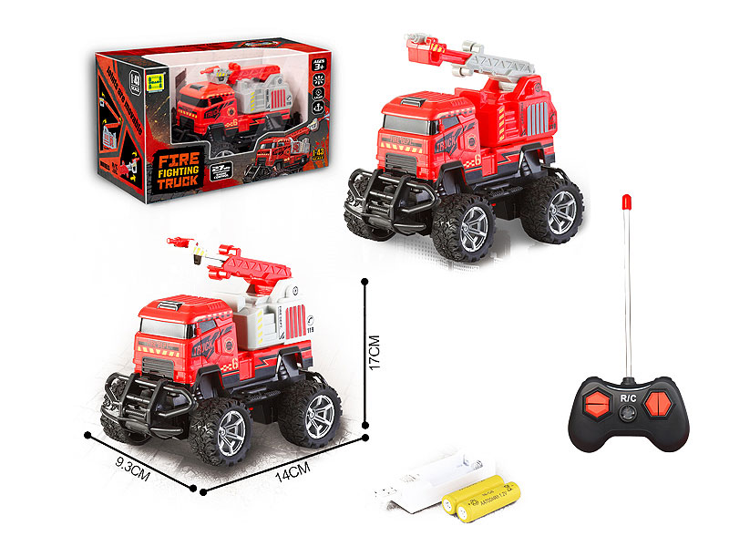 1:43 R/C Fire Engine 4Ways W/L_Charge(2C) toys