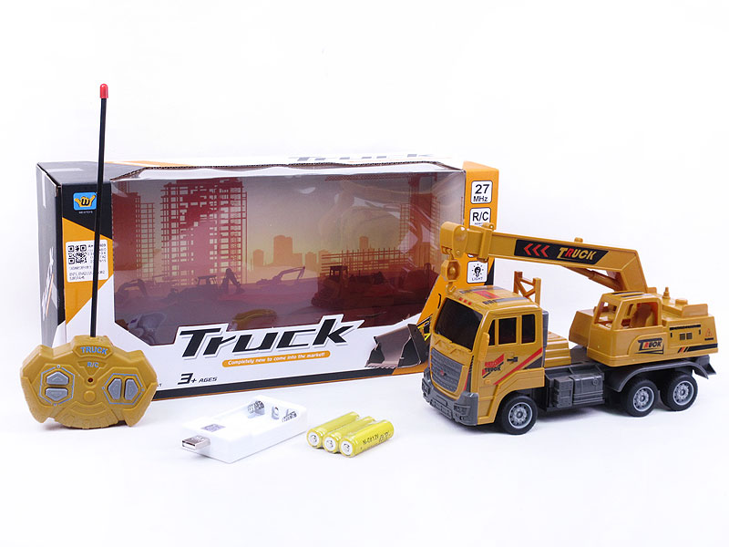 1:24 R/C Construction Truck 4Ways W/L_Charge toys