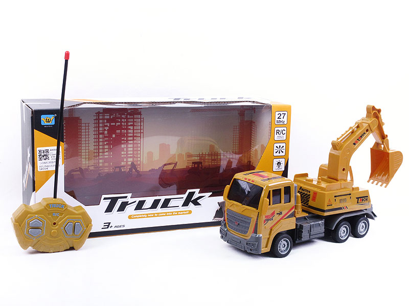 1:24 R/C Construction Truck 4Ways W/L toys