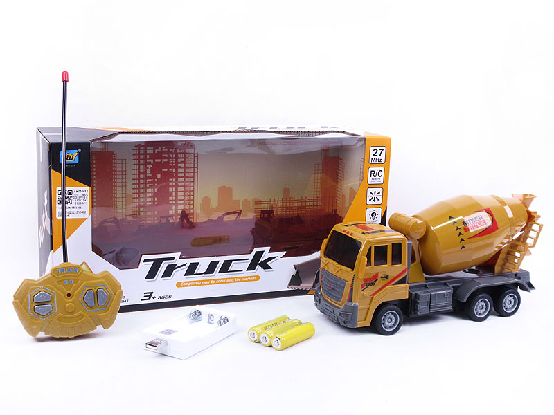 1:24 R/C Construction Truck 4Ways W/L_Charge toys