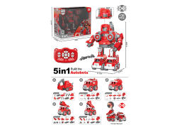 5in1 R/C Transforms Fire Engine Truck W/L_M