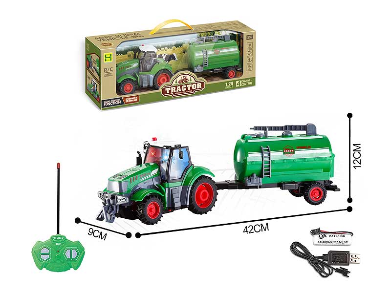 1:24 R/C Farmer Car 4Ways W/L_Charge toys