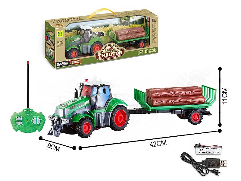 1:24 R/C Farmer Car 4Ways W/L_Charge toys