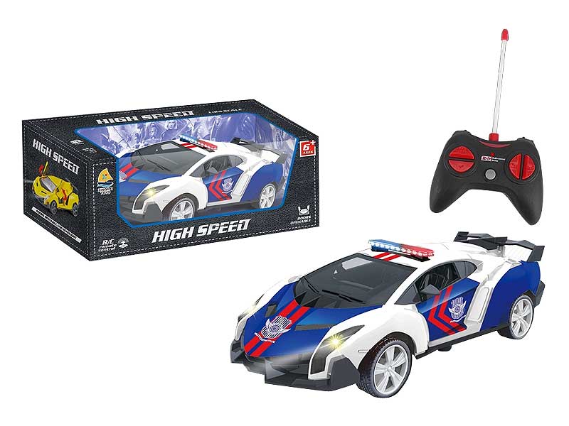 1:24 R/C Police Car 5Ways W/L toys