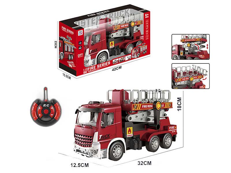 1:12 R/C Fire Engine 4Ways toys