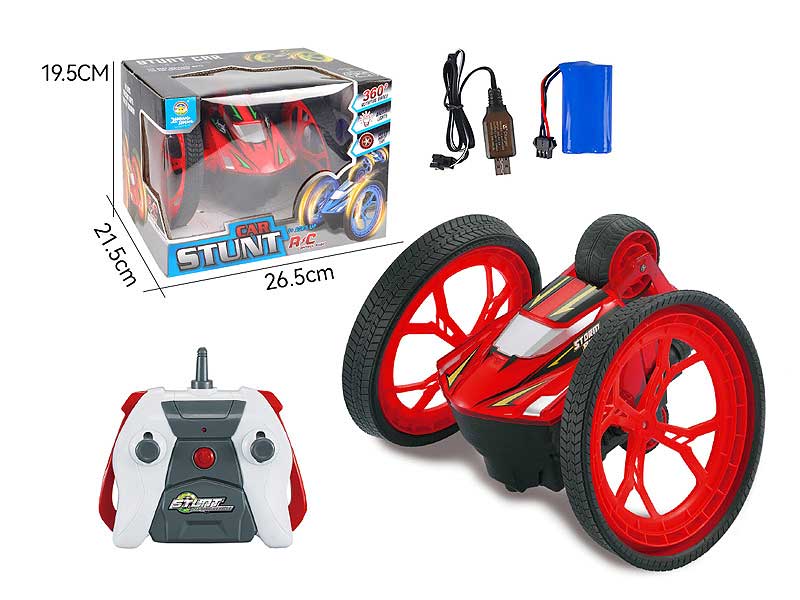 2.4G R/C Stunt Car W/L_Charge toys