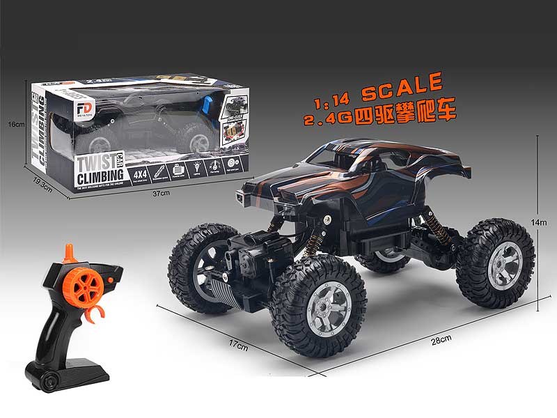 2.4G 1:14 R/C Cross-country Car W/L&Charge toys