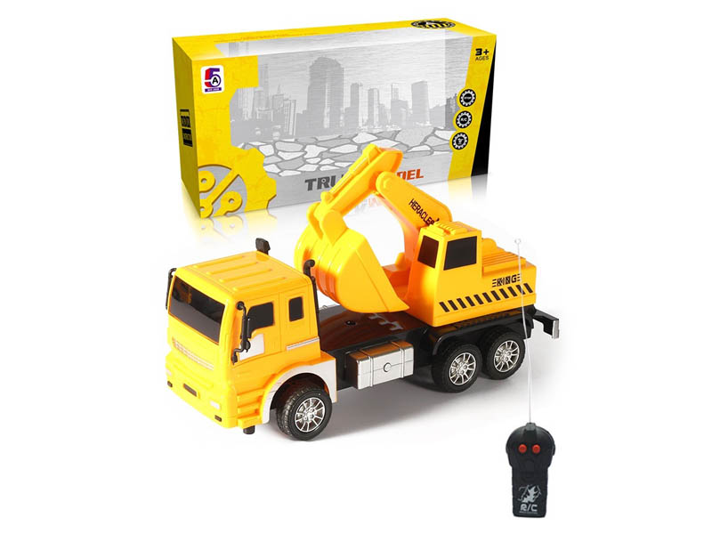 R/C 2 Ways  Digger  Engineering  Truck toys