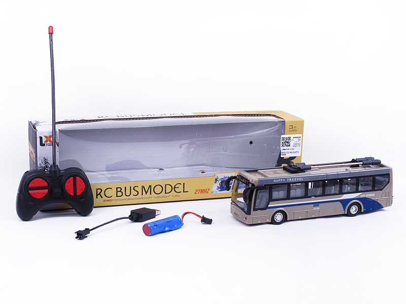 1:32 R/C Bus 4Ways W/L_Charge toys