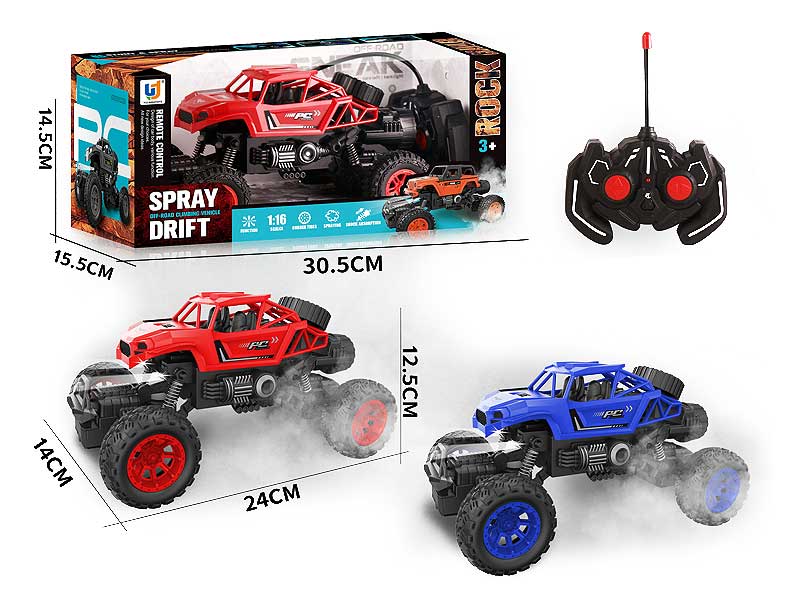 1:16 R/C Climbing Car 6Ways W/L_Charge(2C) toys