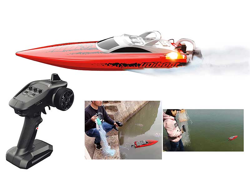 42cm 2.4G R/C Speedboat W/L toys