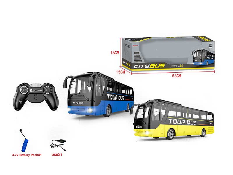 R/C Bus 4Ways W/L_Charge(2C) toys