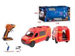 2.4G R/C Fire Engine 4Ways W/L_S_Charge