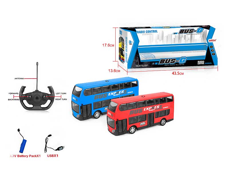 R/C Bus 4Ways W/L_Charge(2C) toys