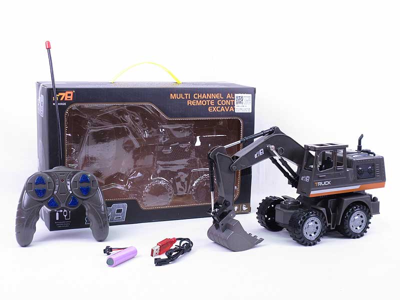 Die Cast Construction Truck R/C W/Charge toys