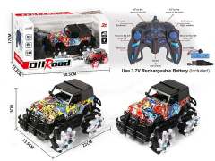 2.4G 1:18 R/C Stunt Car 11Ways W/L_Charge(2C) toys